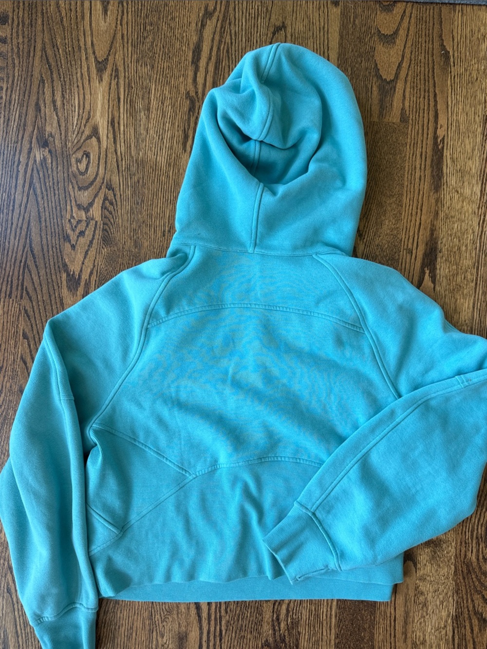 lululemon athletica Teal Half-Zip Scuba Hoodie Pullover - Picture 3 of 3